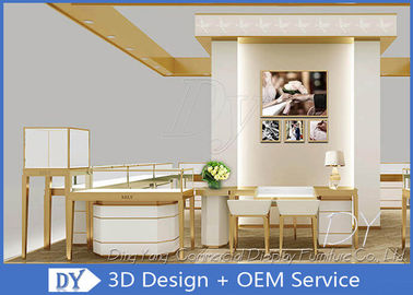 상용 잠금 가능한 보석 유리 디스플레이 캐비닛 쇼룸 550 × 550 × 1300MM