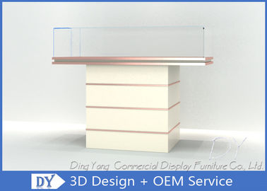 간단한 패션 나무 유리 보석 디스플레이 테이블 / 보석 카운터 디자인