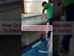 안전 보장 방법 장거리 조예품 쇼케이스 운송